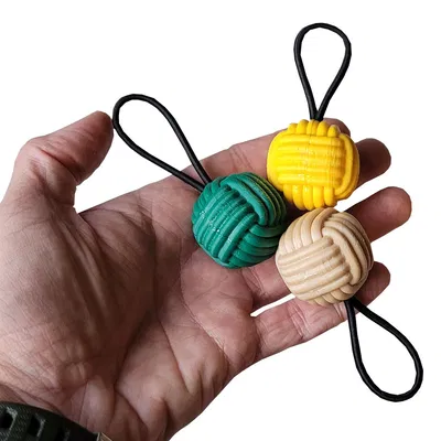 Móc khóa Monkey Fist (phong cách Paracord)
