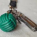Móc khóa Monkey Fist (phong cách Paracord) - Thumbnail 2