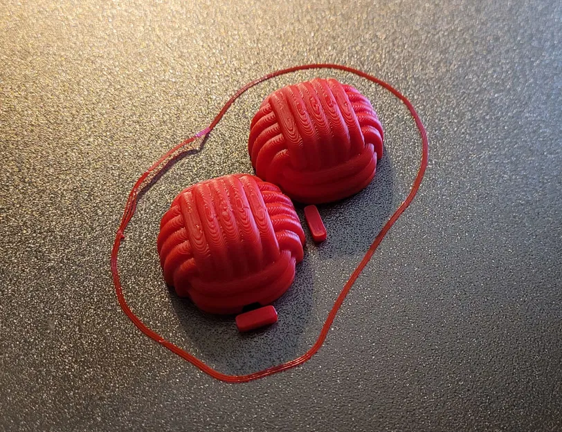 Móc khóa Monkey Fist (phong cách Paracord) - Image 5