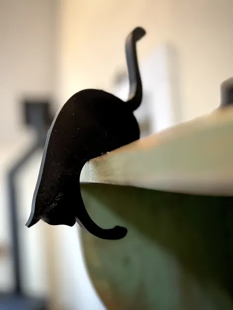 Silhouette Mèo Cân Bằng (dễ in, không cần support) - Image 1