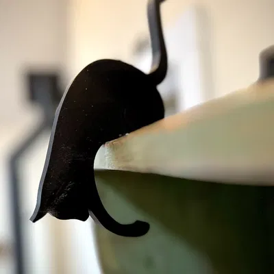 Silhouette Mèo Cân Bằng (dễ in, không cần support)