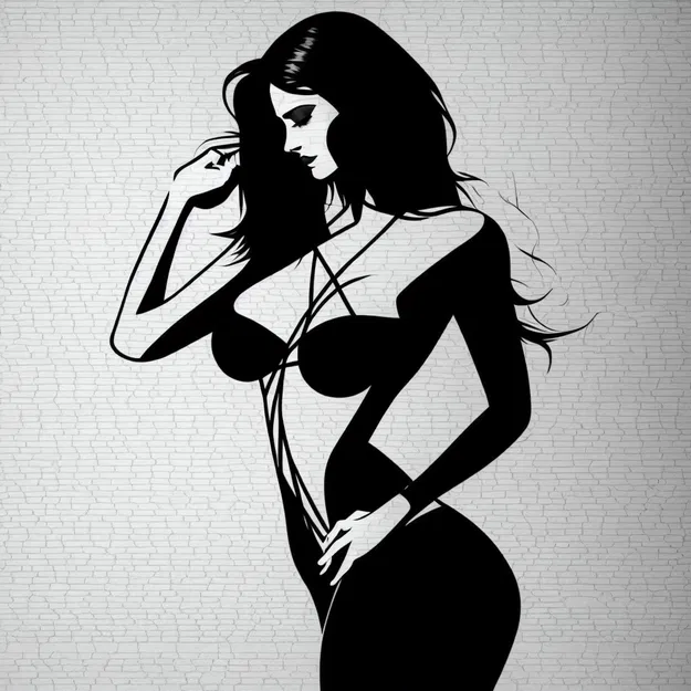 Trang Trí Tường 2D Cô Gái Nhảy Múa Độc Đáo - Image 1