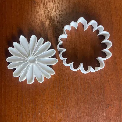 Khuôn cắt hoa (Flower cutter) in 3D