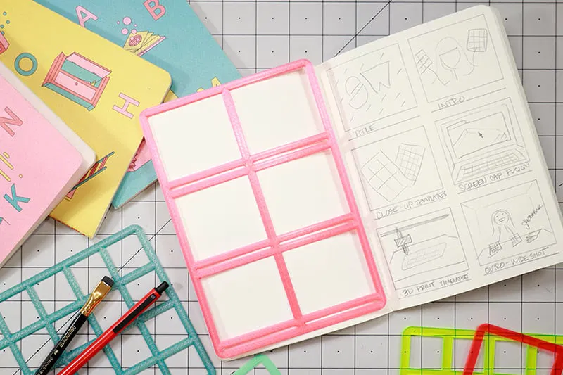 Template Sketchbook – Thumbnails & Story Boards - Image 1