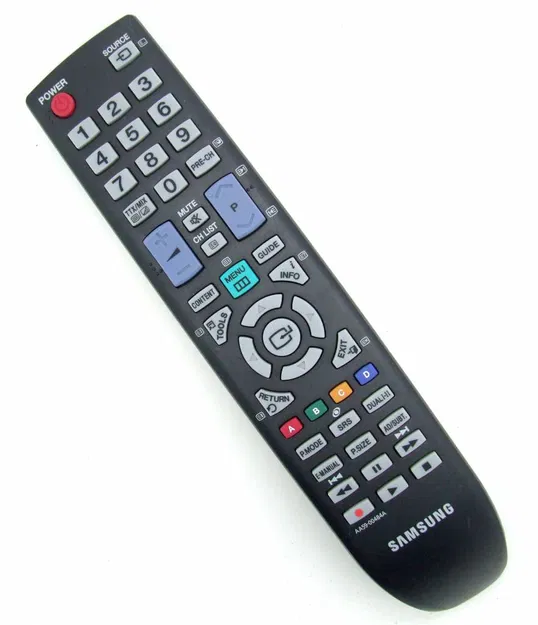 Nắp Pin Remote TV Samsung AA59-00484A In 3D - Image 1