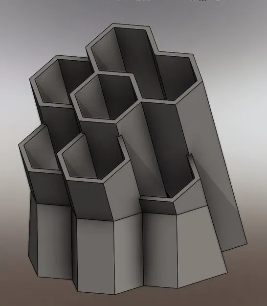 Kệ Đựng Đồ Văn Phòng Hình Lục Giác Đa Năng - Image 1