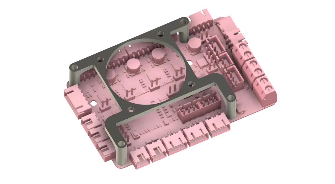 Pát gắn quạt 4010 cho BTT SKR Pico / RPi - Image 2