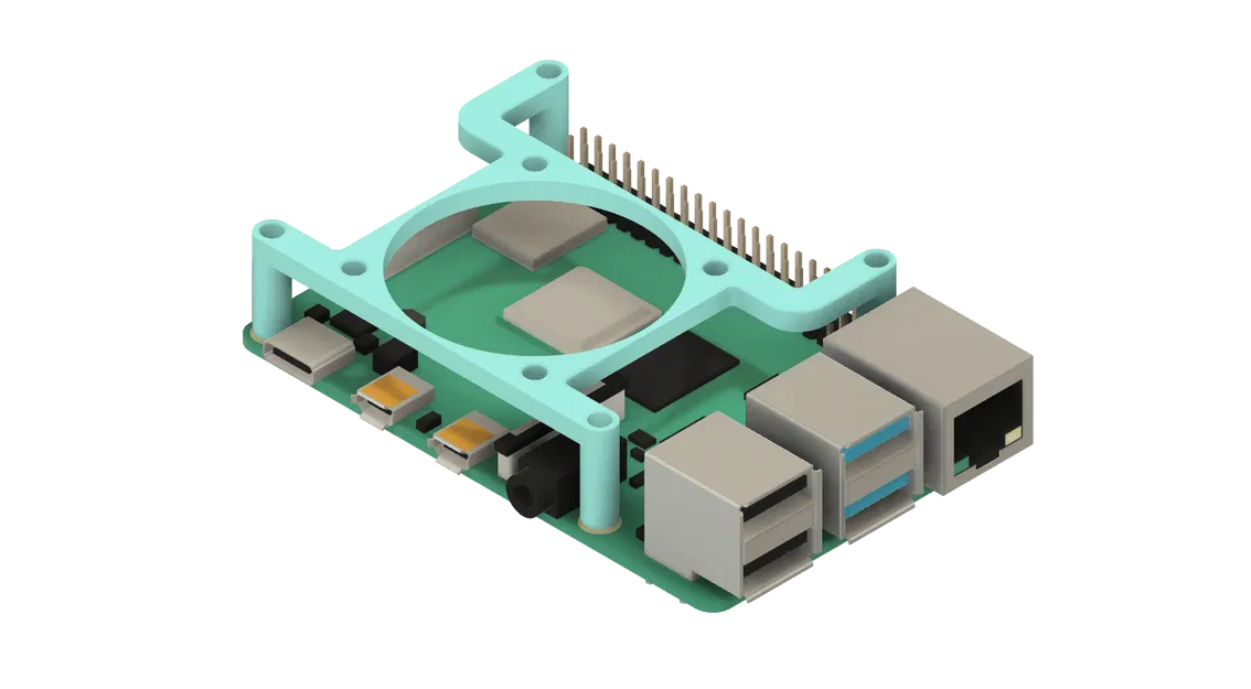 Pát gắn quạt 4010 cho BTT SKR Pico / RPi - Image 4