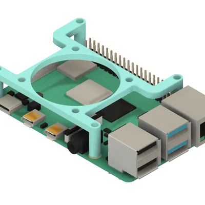 Pát gắn quạt 4010 cho BTT SKR Pico / RPi