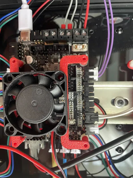 Pát gắn quạt 4010 cho BTT SKR Pico / RPi - Image 6