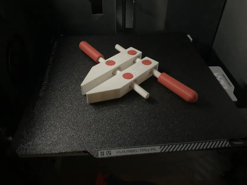 Kẹp Handscrew (Handscrew clamp) in 3D - Image 2