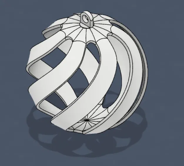 Quả Châu Trang Trí Giáng Sinh Xoắn Ốc Độc Đáo - Món Quà Handmade - Image 1