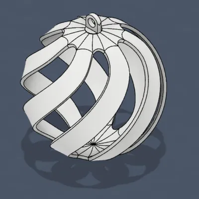 Quả Châu Trang Trí Giáng Sinh Xoắn Ốc Độc Đáo - Món Quà Handmade