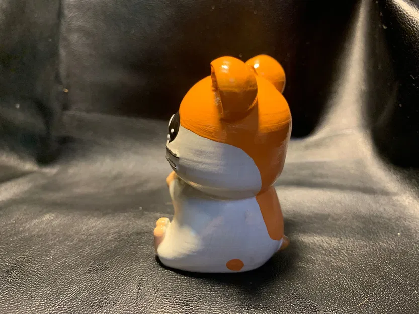 Hamtaro – mô hình hamster dễ thương để in 3D - Image 3