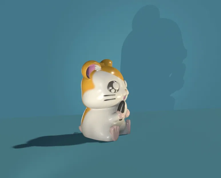 Hamtaro – mô hình hamster dễ thương để in 3D - Image 5