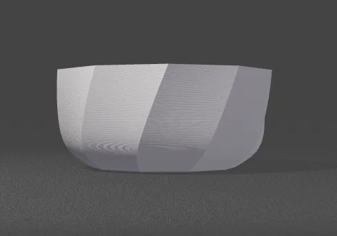 Tô xoắn Low Poly - Vật trang trí và đựng đồ độc đáo - Image 2