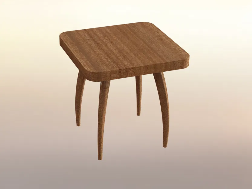 Bàn Halabala Pavouk Table (H-259) tỉ lệ 1:6 - Image 1