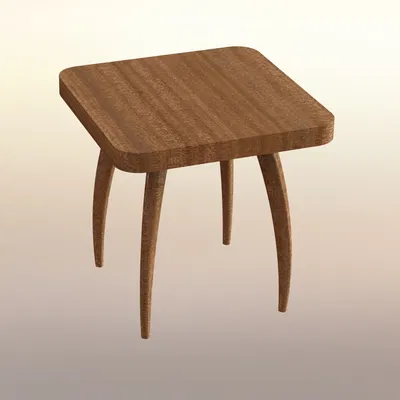 Bàn Halabala Pavouk Table (H-259) tỉ lệ 1:6
