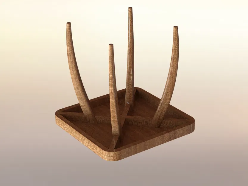 Bàn Halabala Pavouk Table (H-259) tỉ lệ 1:6 - Image 2