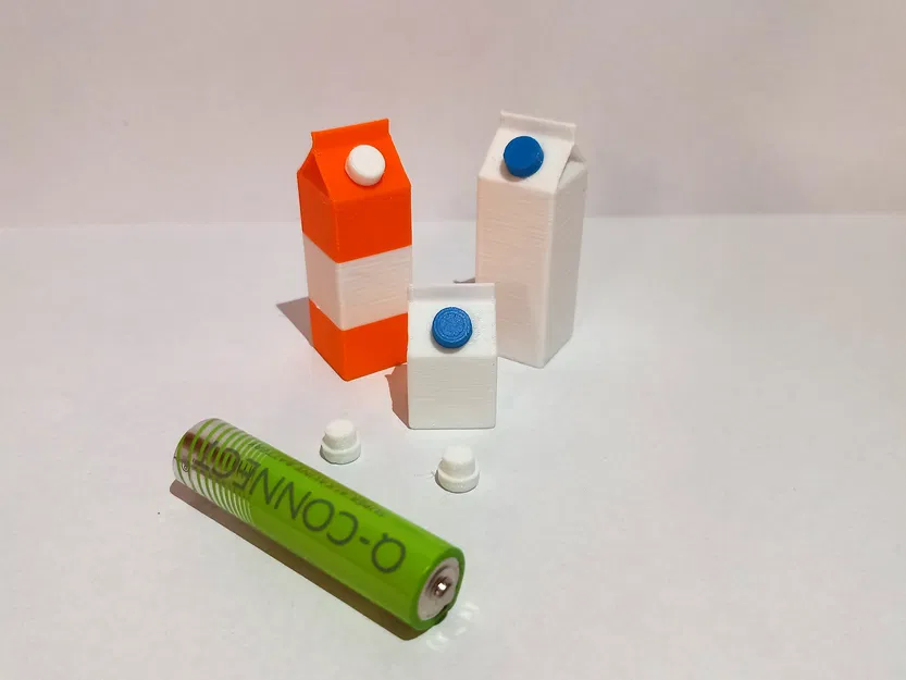 Hộp Sữa/Kem/Nước Ép Mini (Mini Milk/Cream/Juice Carton) - Image 3