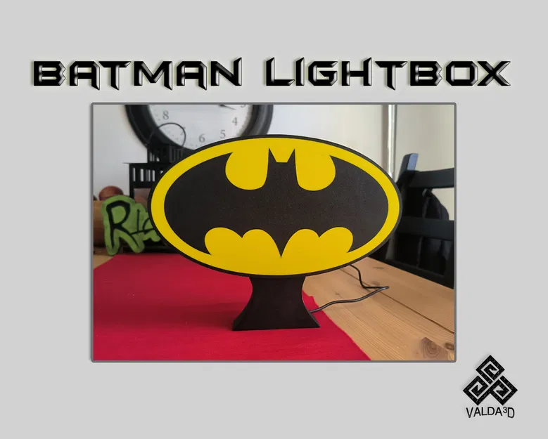 Hộp đèn logo Batman (Lightbox) – Led Lamp - Image 1