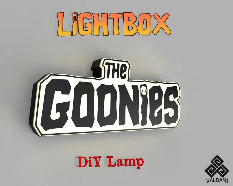 The Goonies Lightbox - Đèn LED Lamp - Image 1