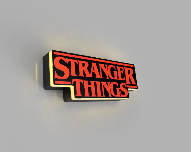 Stranger Things Lightbox - Đèn LED Lamp - Image 1