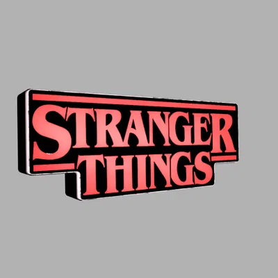 Stranger Things Lightbox - Đèn LED Lamp