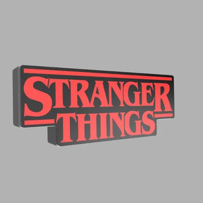 Stranger Things Lightbox - Đèn LED Lamp