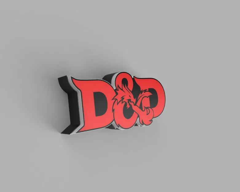 Lightbox Dungeons and Dragons - Đèn LED (D&D Logo) - Image 4