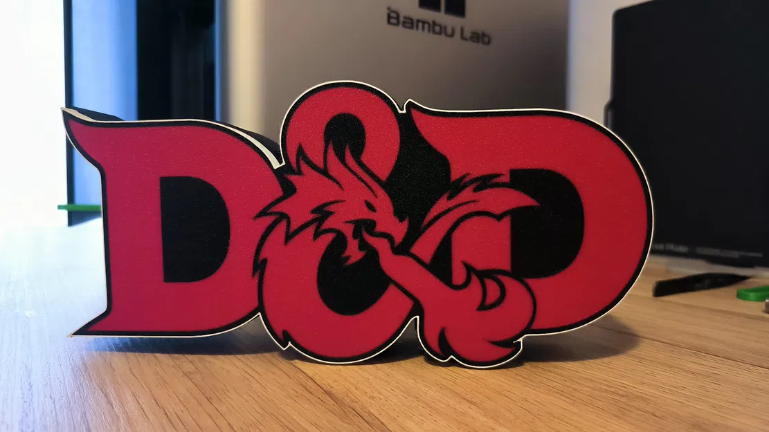 Lightbox Dungeons and Dragons - Đèn LED (D&D Logo) - Image 5