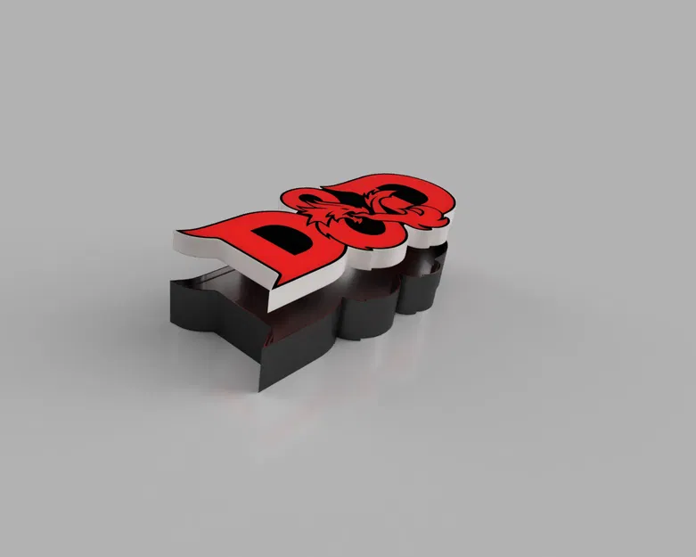 Lightbox Dungeons and Dragons - Đèn LED (D&D Logo) - Image 9