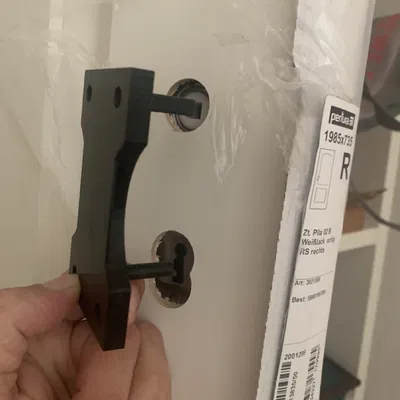 Bohrschablone cho bộ tay nắm cửa (Türgriffgarnituren)