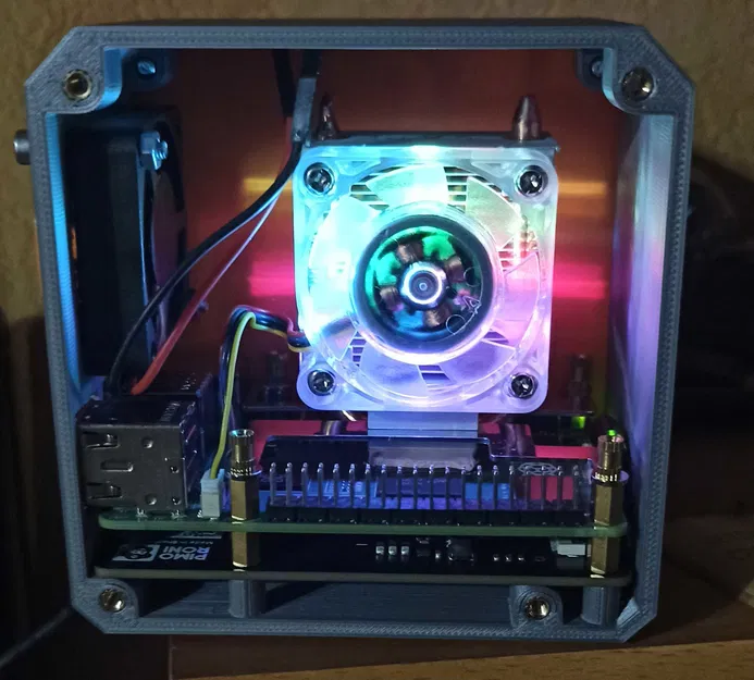 Vỏ Raspberry 5 cho Ice Tower và NVMe Board - Image 4