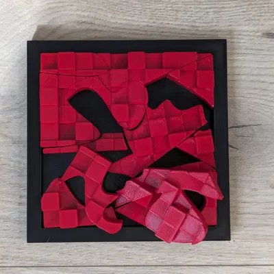 Puzzle – Mảnh ghép lạ với artwork hình học