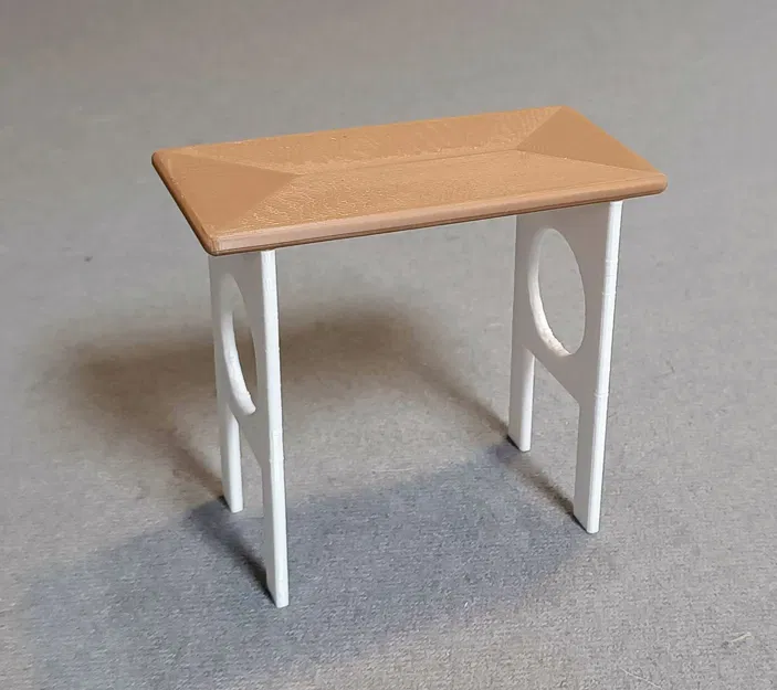 Bàn học mini cho búp bê Barbie - Mô hình in 3D - Image 2