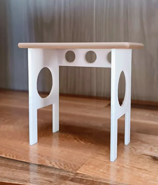 Bàn học mini cho búp bê Barbie - Mô hình in 3D - Image 4