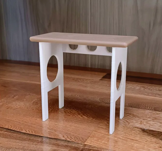 Bàn học mini cho búp bê Barbie - Mô hình in 3D - Image 6