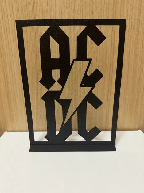 Mô Hình "ACDC" Trang Trí Tường Phong Cách Rock - Image 1