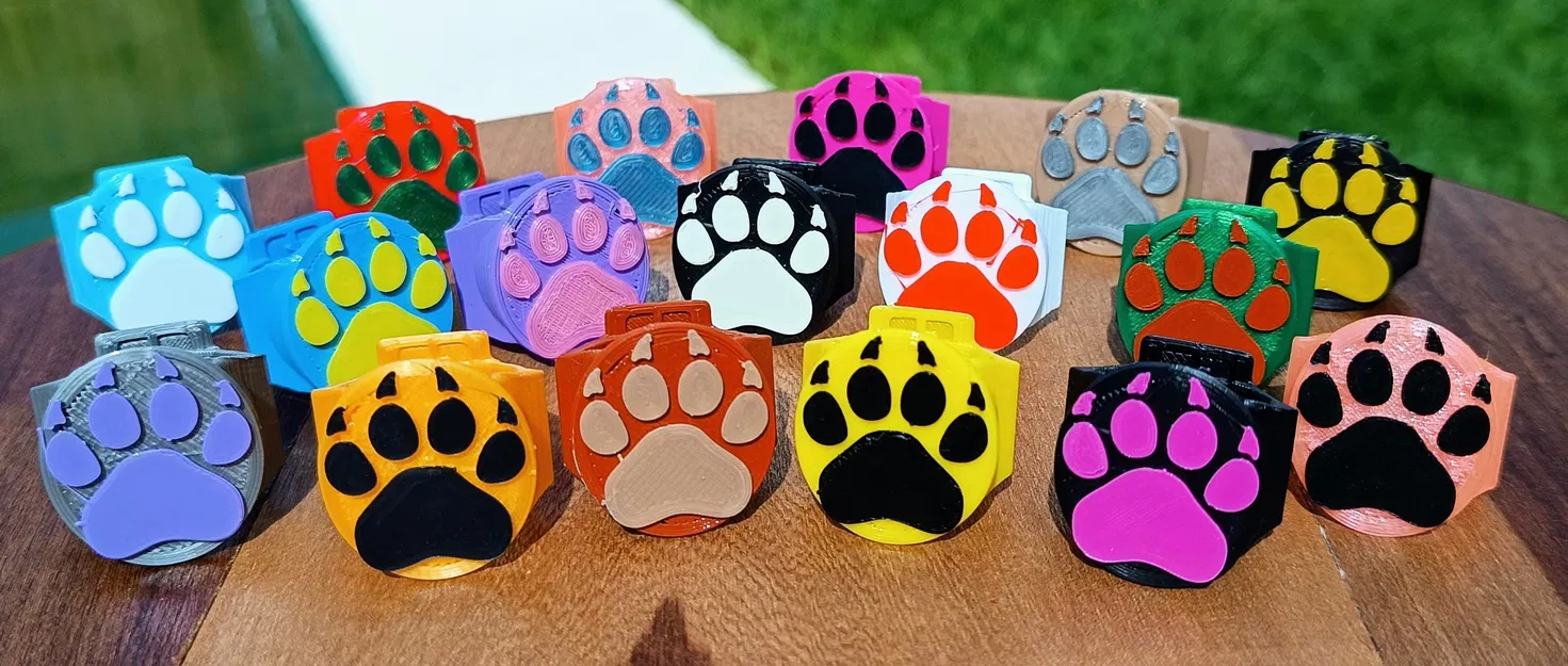 Woggle dấu chân sói cho Cub Scouts – bản 1 hoặc 2 màu - Image 1