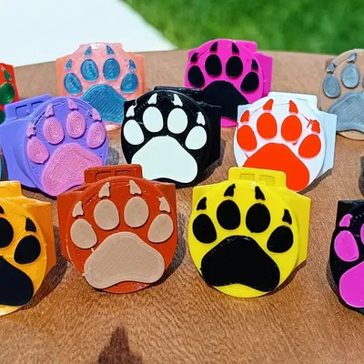 Woggle dấu chân sói cho Cub Scouts – bản 1 hoặc 2 màu