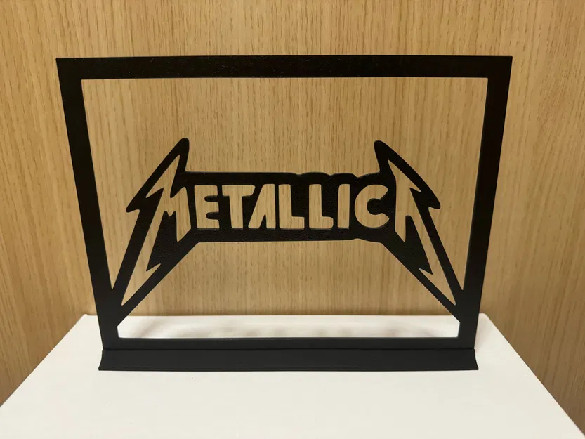 Mô Hình Logo Metallica 3D - Trang Trí Phòng, Quà Tặng Fan Rock - Image 1