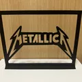 Mô Hình Logo Metallica 3D - Trang Trí Phòng, Quà Tặng Fan Rock - Thumbnail 1