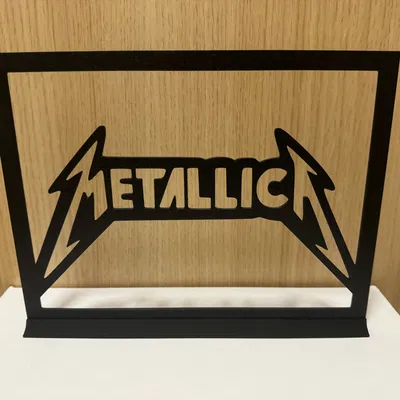 Mô Hình Logo Metallica 3D - Trang Trí Phòng, Quà Tặng Fan Rock
