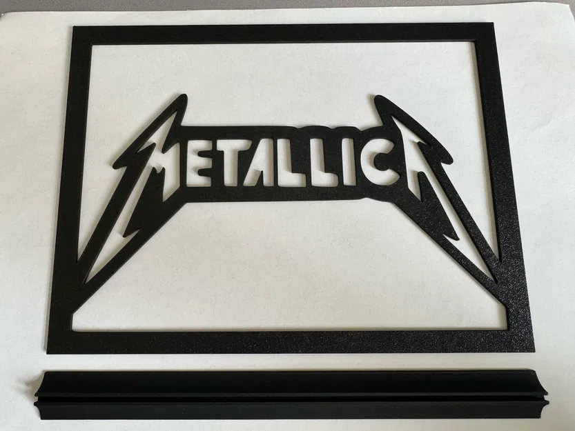 Mô Hình Logo Metallica 3D - Trang Trí Phòng, Quà Tặng Fan Rock - Image 2