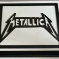 Mô Hình Logo Metallica 3D - Trang Trí Phòng, Quà Tặng Fan Rock - Thumbnail 2