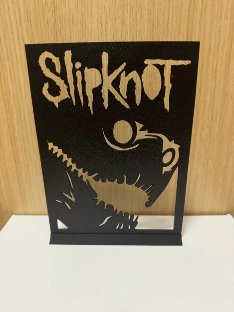 Kệ Sách Trang Trí 3D Hình Slipknot - Quà Tặng Fan Rock - Image 1