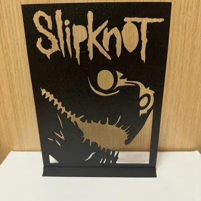 Kệ Sách Trang Trí 3D Hình Slipknot - Quà Tặng Fan Rock