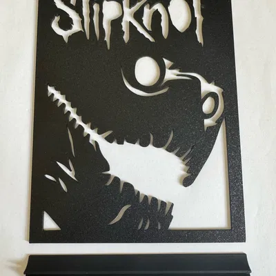 Kệ Sách Trang Trí 3D Hình Slipknot - Quà Tặng Fan Rock