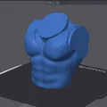 Tượng chó Rottweiler đeo găng tay boxing (High-Polygon, STL tách phần/khổ lớn) - Thumbnail 4